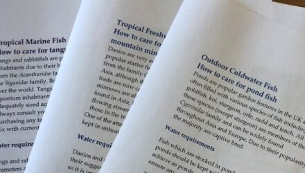 New care information for aquatics industry launched